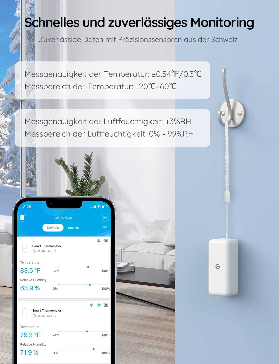Govee Wi-Fi Digital Thermometer Hygrometer Mesch Shop Govee Wi-Fi Digital Thermometer Hygrometer Mesch Shop
